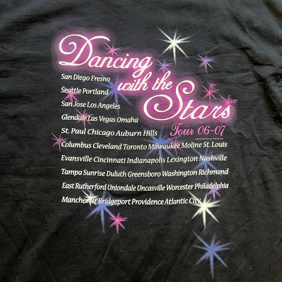 Dancing With The Stars Tour Shirt 2006 2007 Y2K dancing TV Show Celebrity dance - Picture 6 of 6